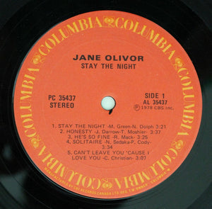 Jane Olivor - Stay The Night - 1978