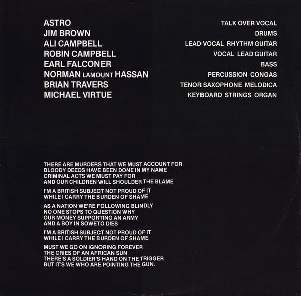 UB40 - Signing Off - 1980