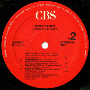 Mocedades - Sobreviviremos - 1987