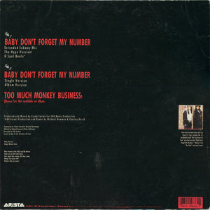 Milli Vanilli - Baby Don't Forget My Number - 1989
