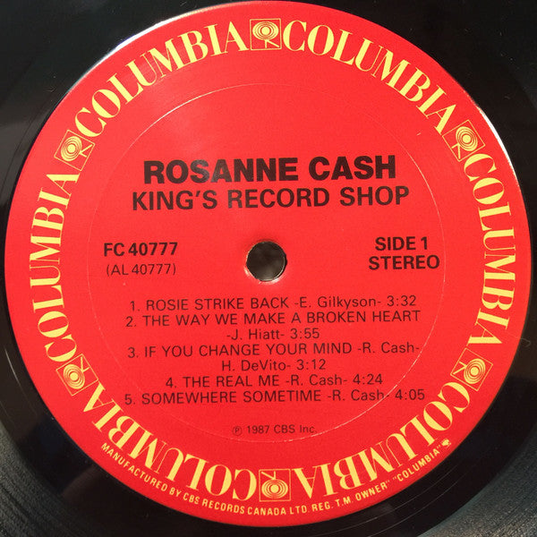 Rosanne Cash - King's Record Shop - 1987
