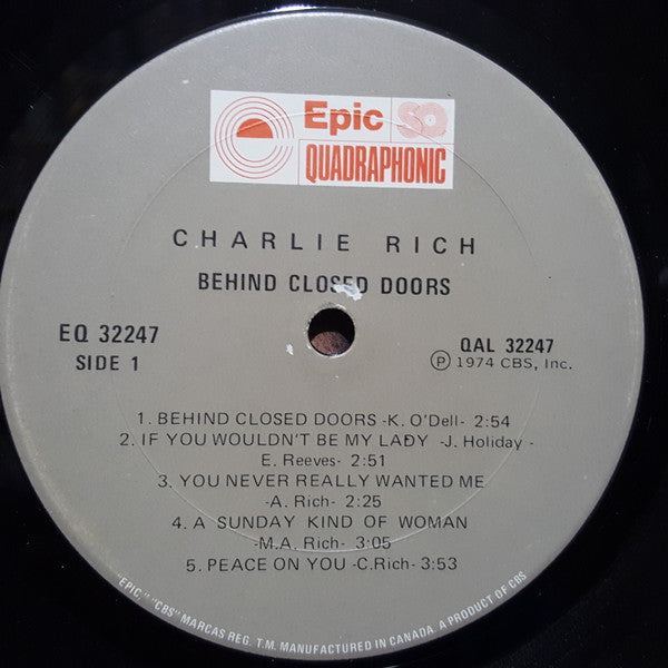 Charlie Rich - Behind Closed Doors - 1973