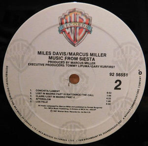 Miles Davis & Marcus Miller - Music From Siesta 1987 - 1987 - Quarantunes