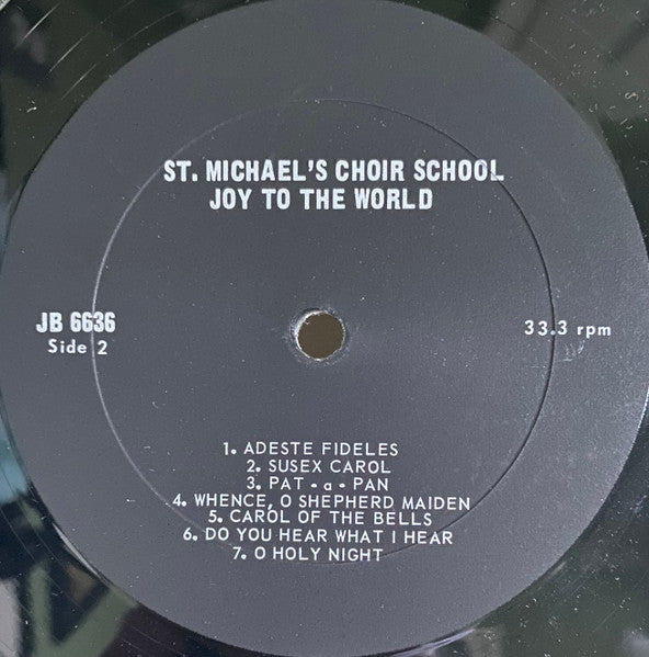 St. Michael's Choir School - Joy To The World -