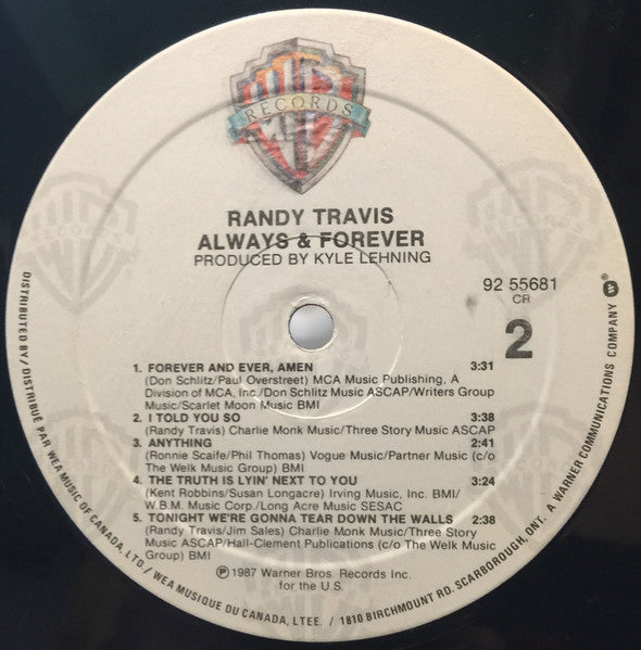 Randy Travis - Always & Forever - 1987