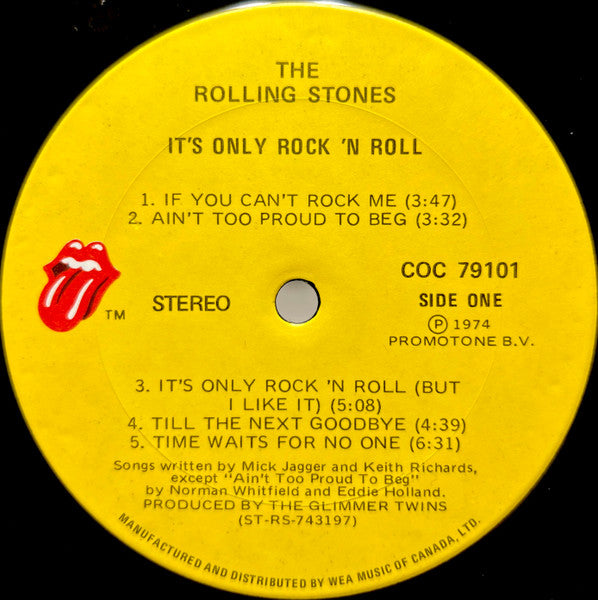 Rolling Stones, The - It's Only Rock 'N Roll - 1974