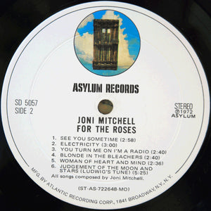 Joni Mitchell - For The Roses Vinyl Record