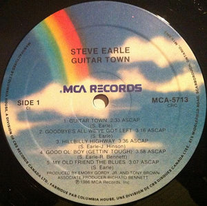 Steve Earle - Guitar Town - 1986