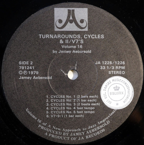 Jamey Aebersold - Turnarounds, Cycles & II/V7's