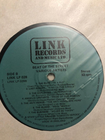 Various - Beat Of The Street (A Link Records Sampler) Vinyl Record