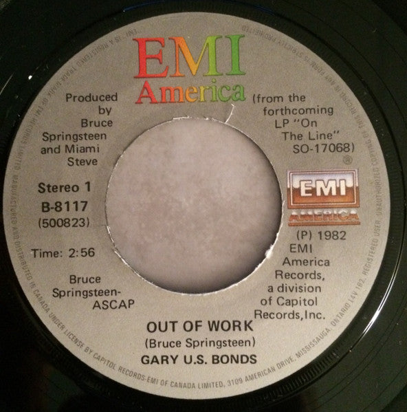 Gary U.S. Bonds - Out Of Work