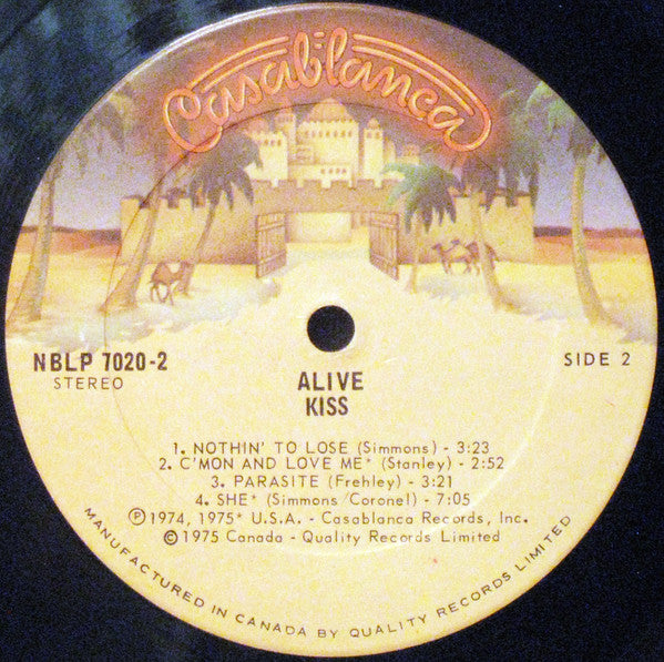 Kiss - Alive! Vinyl Record