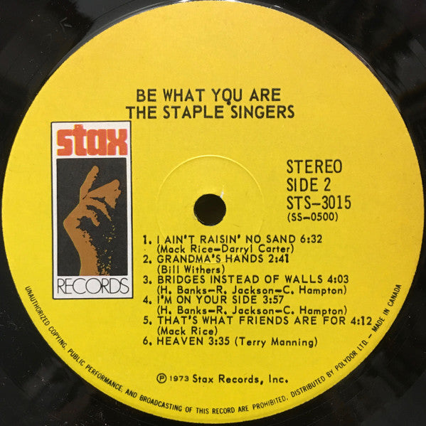 Staple Singers, The - Be What You Are - 1973