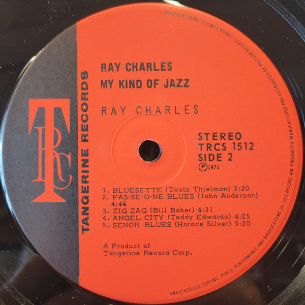 Ray Charles - My Kind Of Jazz - 1970