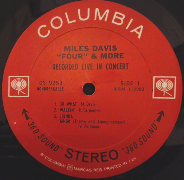 Miles Davis - 'Four' & More - Recorded Live In Concert - 1966
