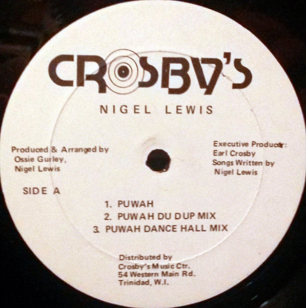 Nigel Lewis - Puwah / Moving -