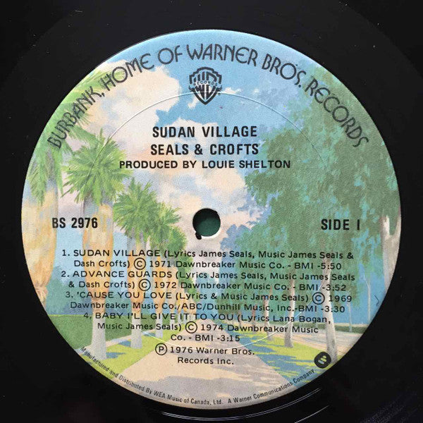 Seals & Crofts - Sudan Village Vinyl Record