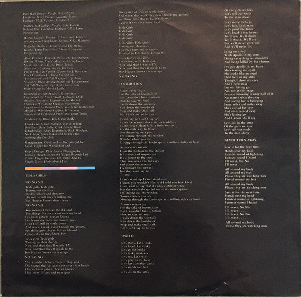 Orchestral Manoeuvres In The Dark - Junk Culture - 1984