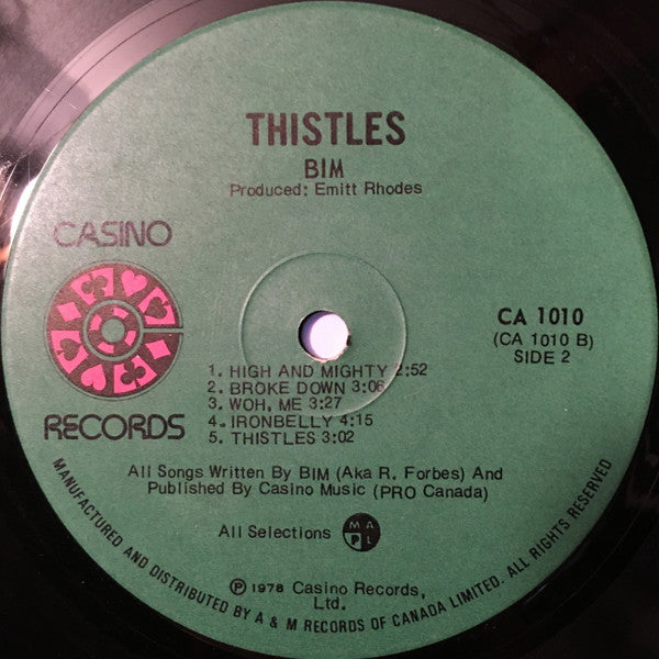 Bim - Thistles - 1978
