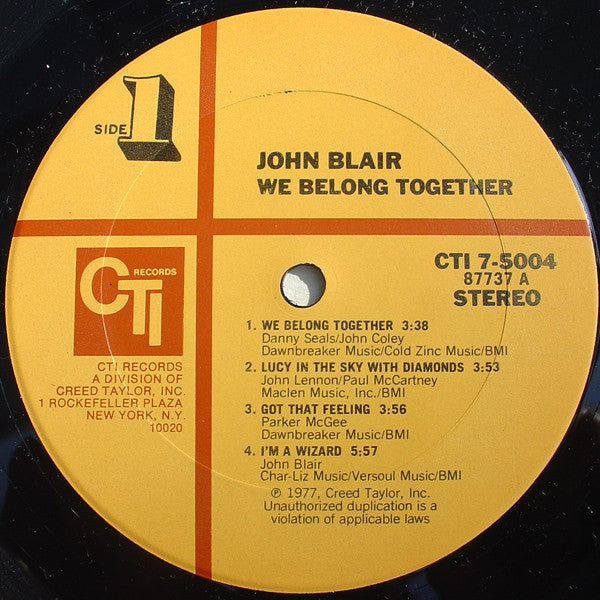 John Blair - We Belong Together