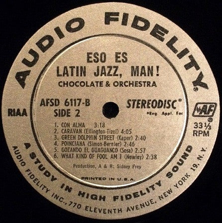 Antonio Diaz Mena - Eso Es Latin Jazz ...Man! - 1963