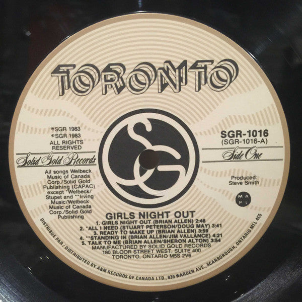Toronto - Girls Night Out - 1983