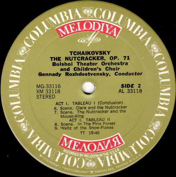 Pyotr Ilyich Tchaikovsky, Bolshoi Theatre Orchestra, Gennadi Rozhdestvensky - The Nutcracker (Complete) - 1974