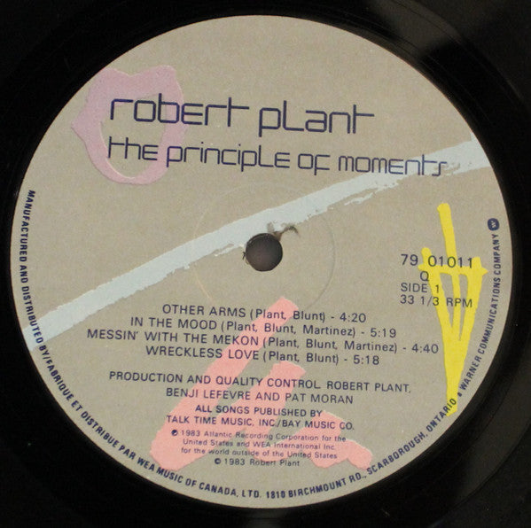 Robert Plant - The Principle Of Moments