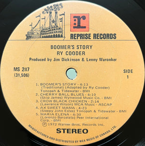 Ry Cooder - Boomer's Story Vinyl Record