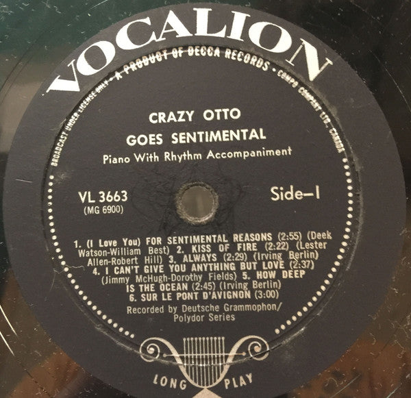 Der Schräge Otto - Crazy Otto Goes Sentimental - 1959