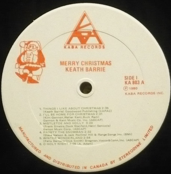 Keath Barrie - Merry Christmas - 1980