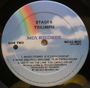 Triumph - Stages - 1985
