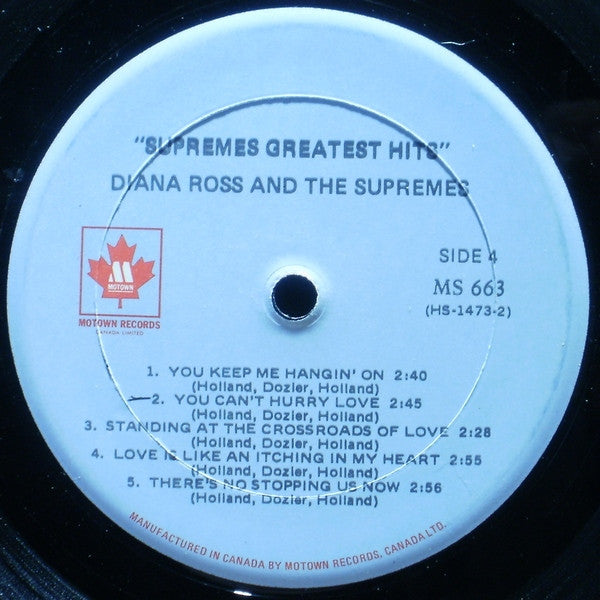 Supremes, The - Diana Ross And The Supremes Greatest Hits - 1974