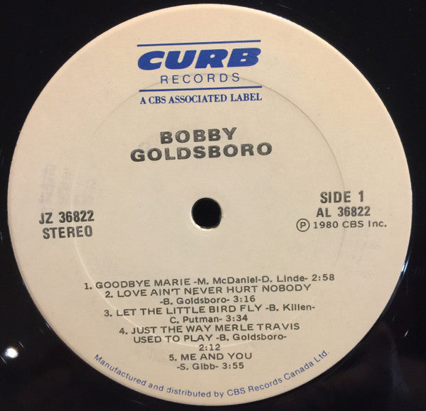 Bobby Goldsboro - Bobby Goldsboro Vinyl Record