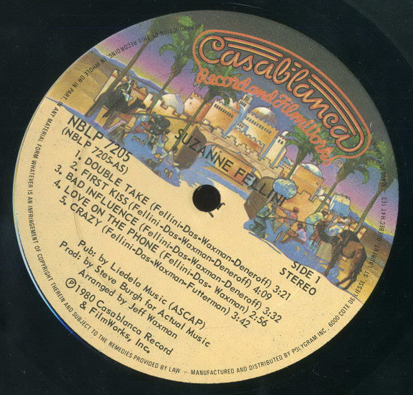 Suzanne Fellini - Suzanne Fellini Vinyl Record