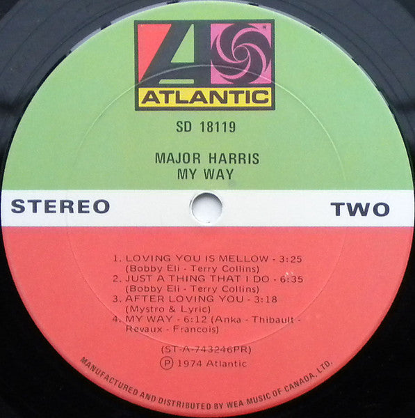 Major Harris - My Way - 1975