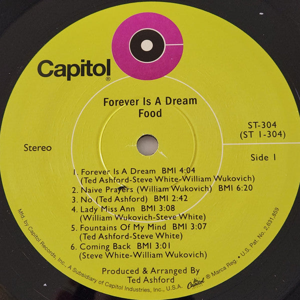 Food - Forever Is A Dream - 2006