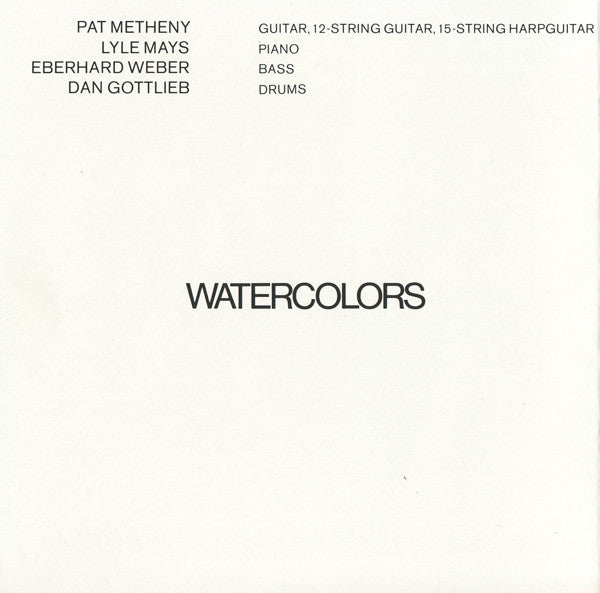 Pat Metheny - Watercolors (CD) - 1985