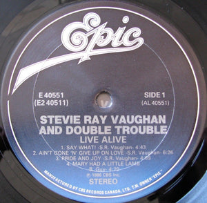 Stevie Ray Vaughan & Double Trouble - Live Alive - 1986