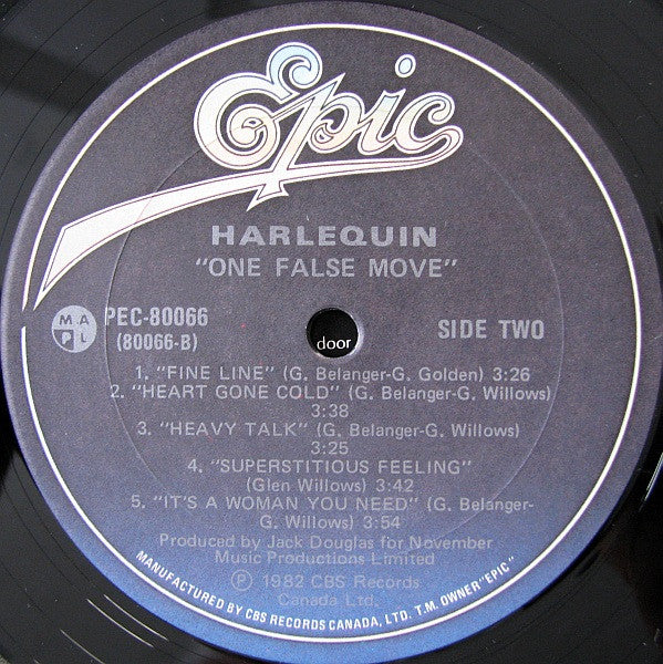 Harlequin - One False Move - 1982