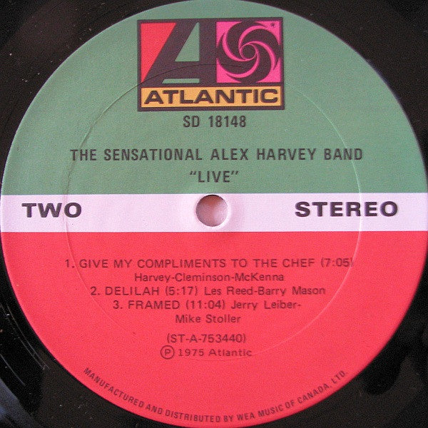 The Sensational Alex Harvey Band - Live