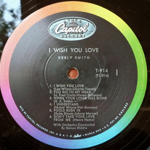 Keely Smith - I Wish You Love Vinyl Record