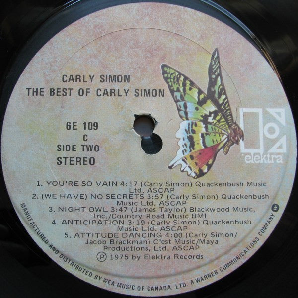 Carly Simon - The Best Of Carly Simon