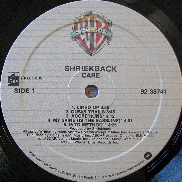 Shriekback - Care - 1983