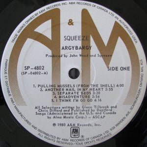 Squeeze - Argybargy - 1980