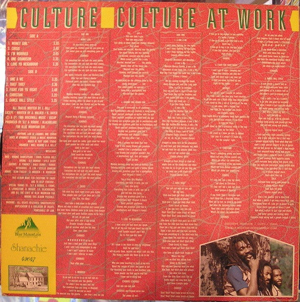 Culture - Culture At Work - 1986