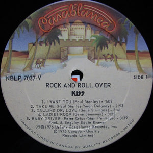 Kiss - Rock And Roll Over Vinyl Record