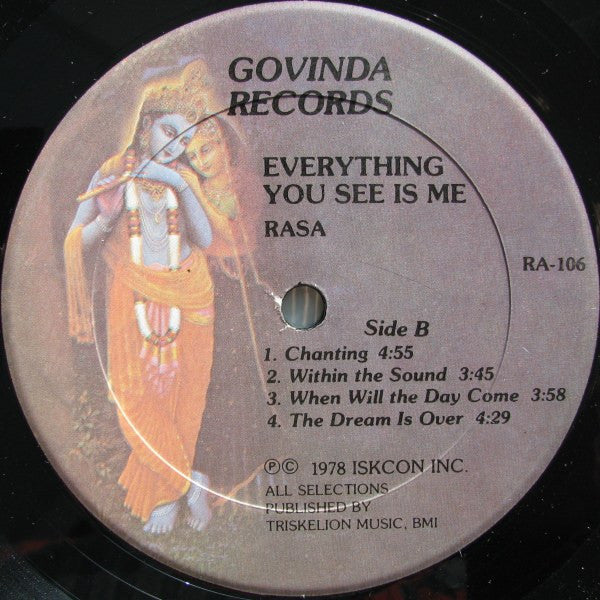 Rasa (9) - Everything You See Is Me
