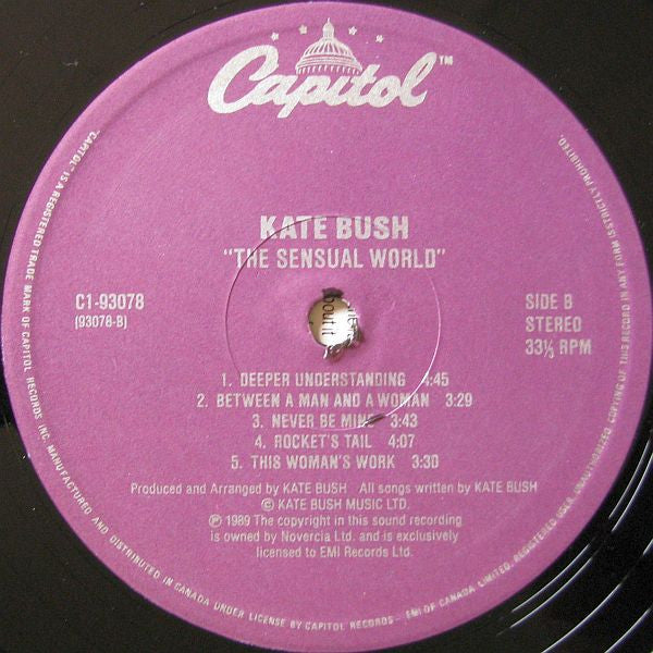 Kate Bush - The Sensual World - 1989