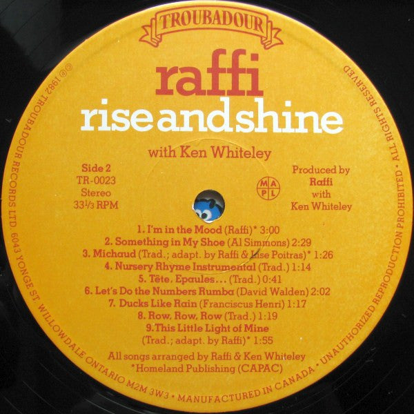 Raffi (2) - Rise And Shine